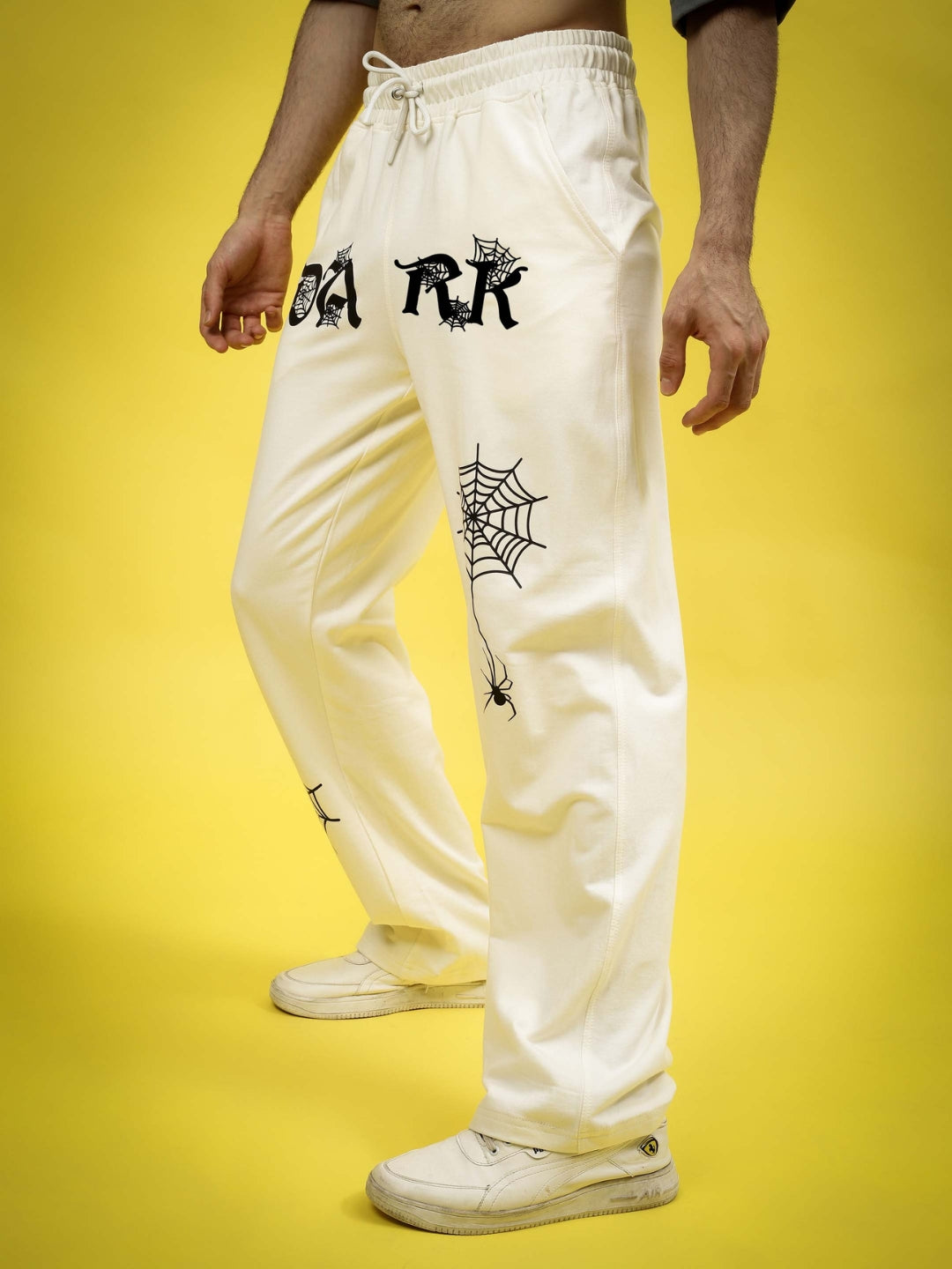 DARK WEB RELAXED JOGGER (OFF-WHITE)