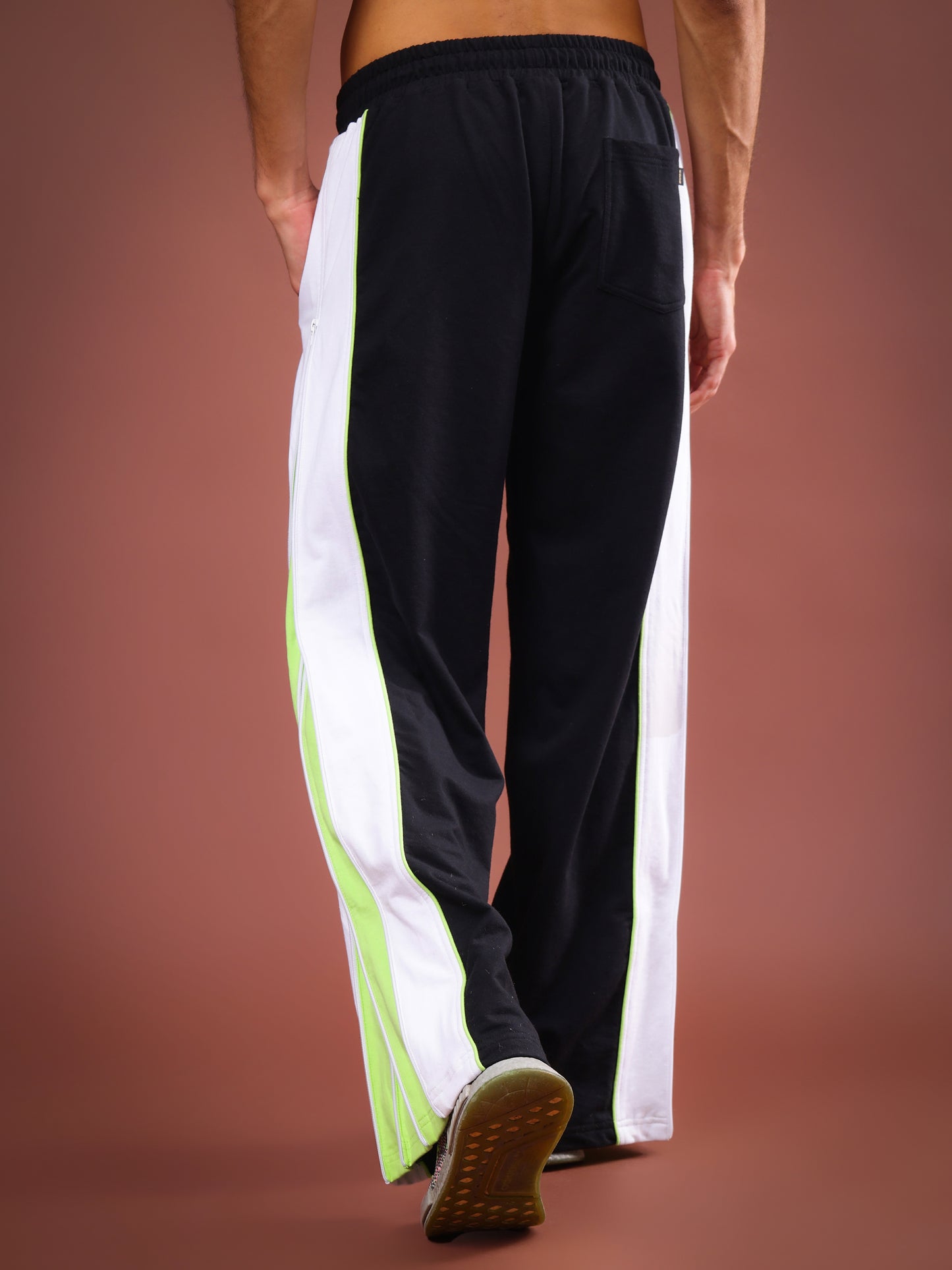 TRIUMPH MULTI ZIPPER JOGGERS (BLACK NEON)