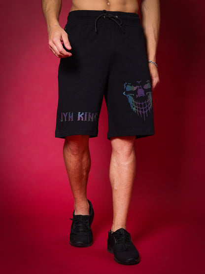 Reflector Jym King Regular Fit Shorts (Black)