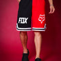 Fox Regular Fit Shorts (Red-Black)