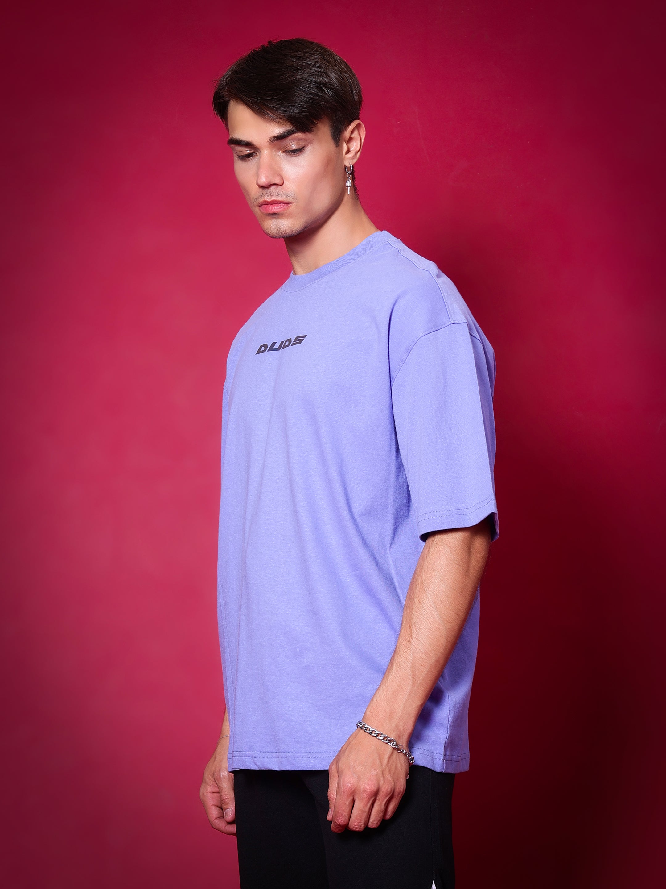 Breathe Over-Sized T-Shirt (Periwinkle)