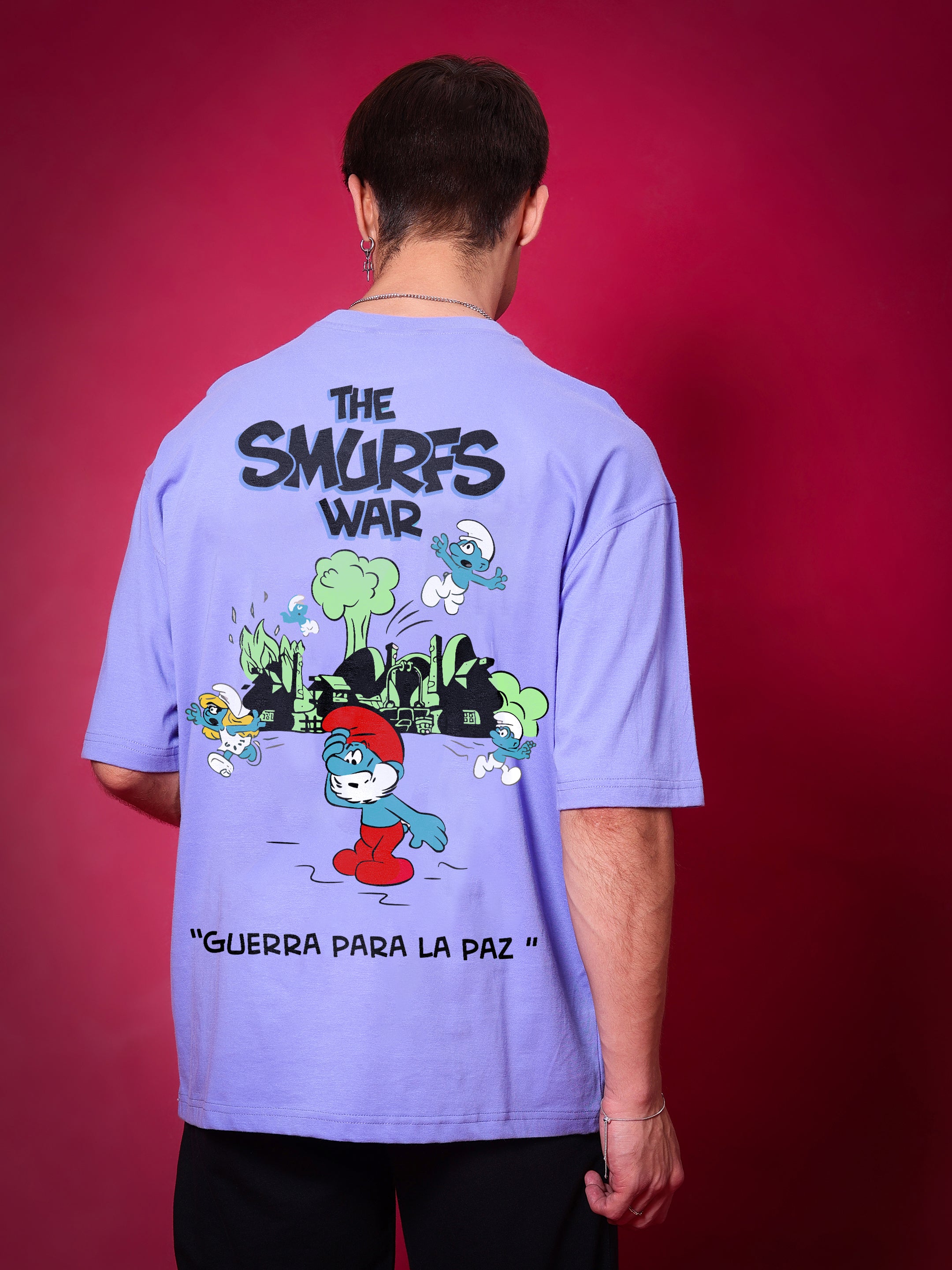 Smurfs Over-Sized T-Shirt (Periwinkle)