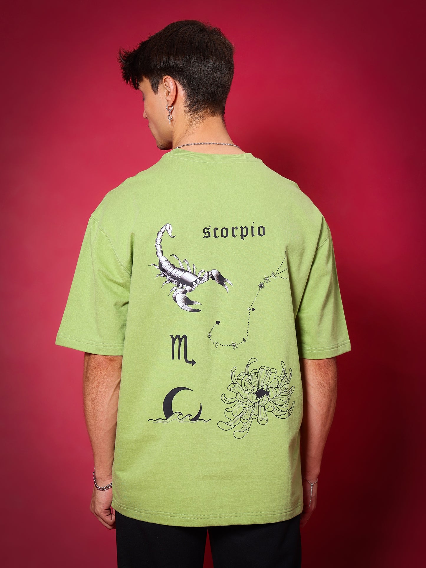 Scorpio Over-Sized T-Shirt (Pista Green)