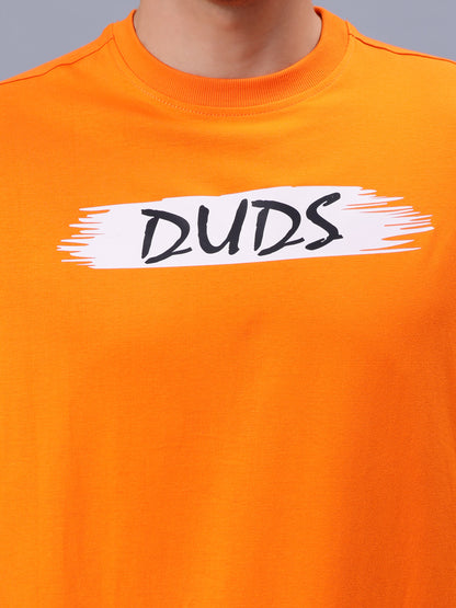 Bloom Quote Over-Sized T-Shirt (Orange)