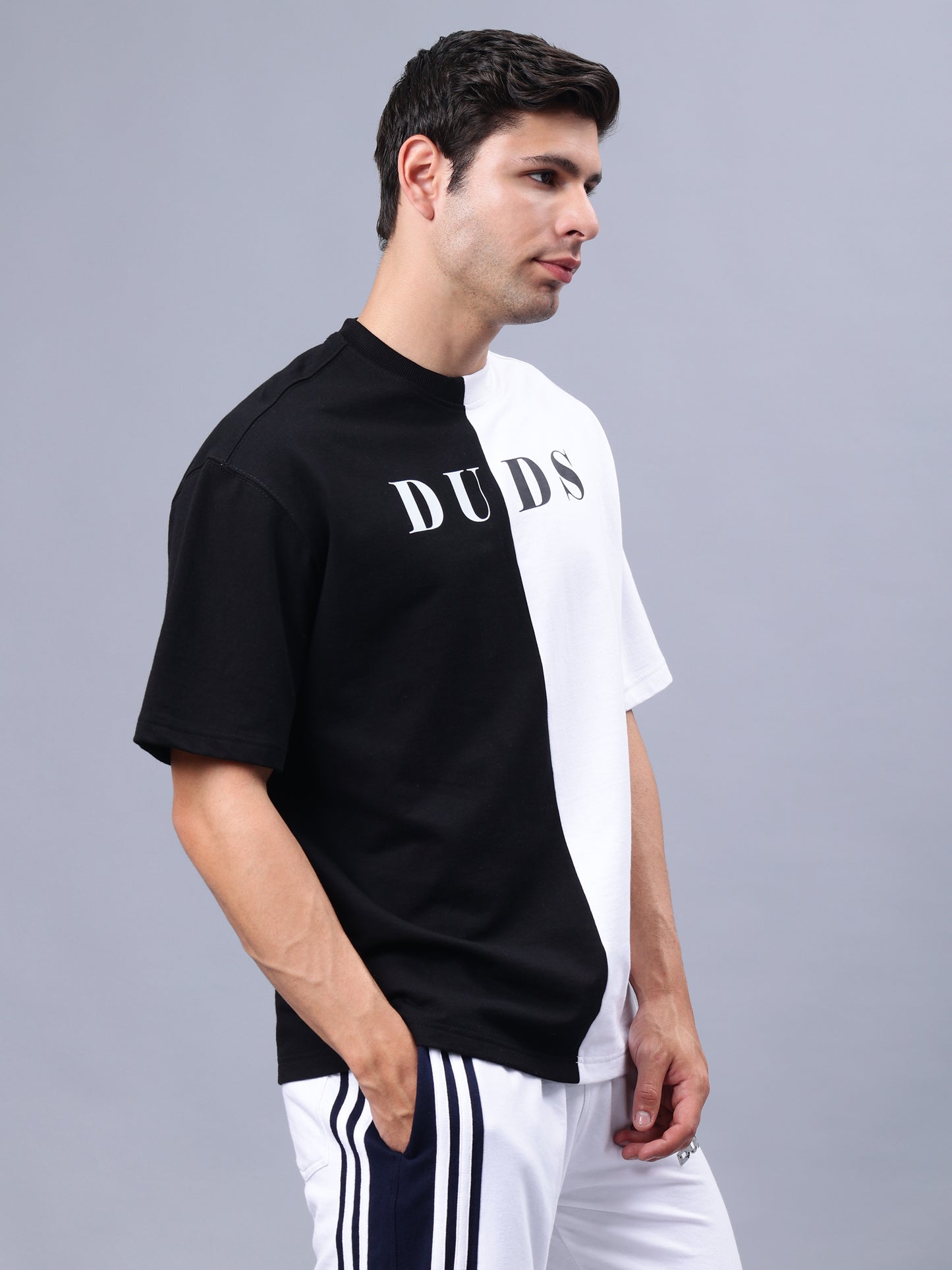 G.O.A.T Oversized T-Shirt (Black-White)