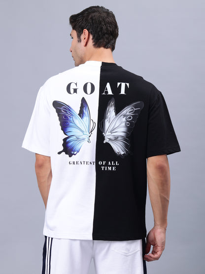 G.O.A.T Oversized T-Shirt (Black-White)