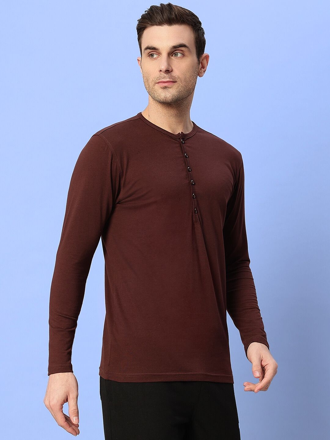 HENNY SLIM FIT SWEATSHIRT (BROWN)