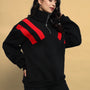 WOMEN'S CROSSBAR COLORBLOCK JACKET (BLACK-RED)