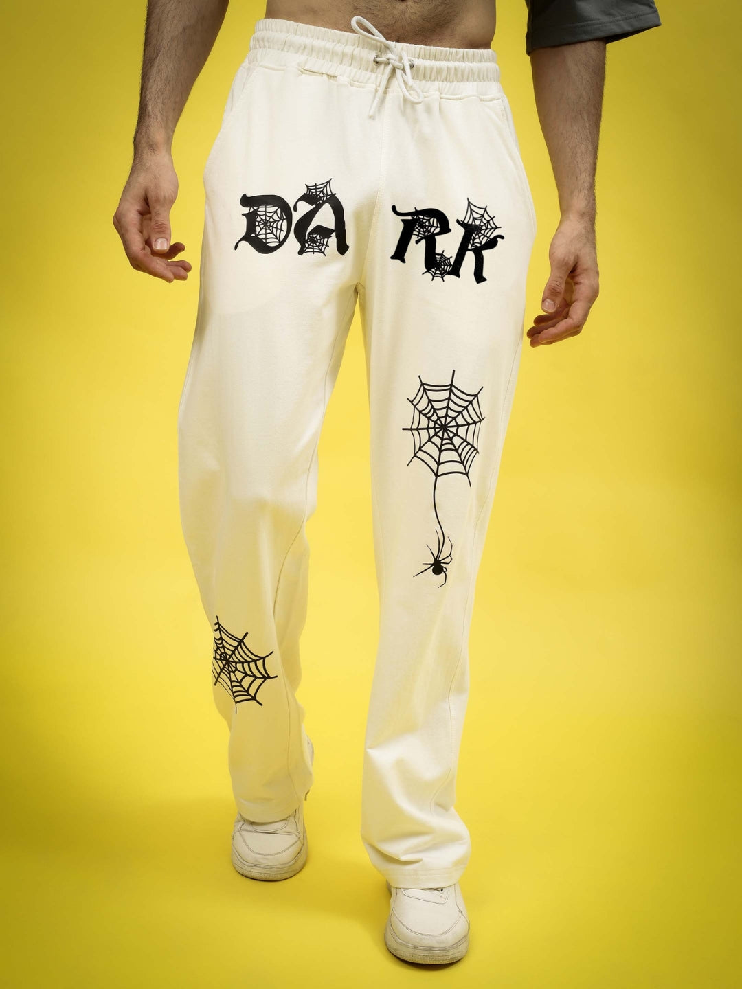 DARK WEB RELAXED JOGGER (OFF-WHITE)