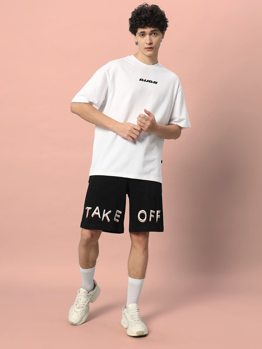 Take Off Regular Fit Shorts (Black)