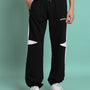 CROSSED STAR PANT JOGGER (BLACK)