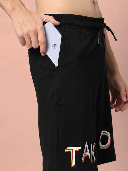 Take Off Regular Fit Shorts (Black)