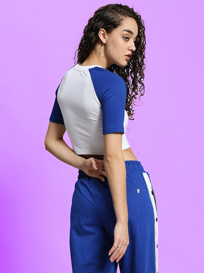 WOMEN'S ACHORM CO-ORD SET (R BLUE-WHITE)