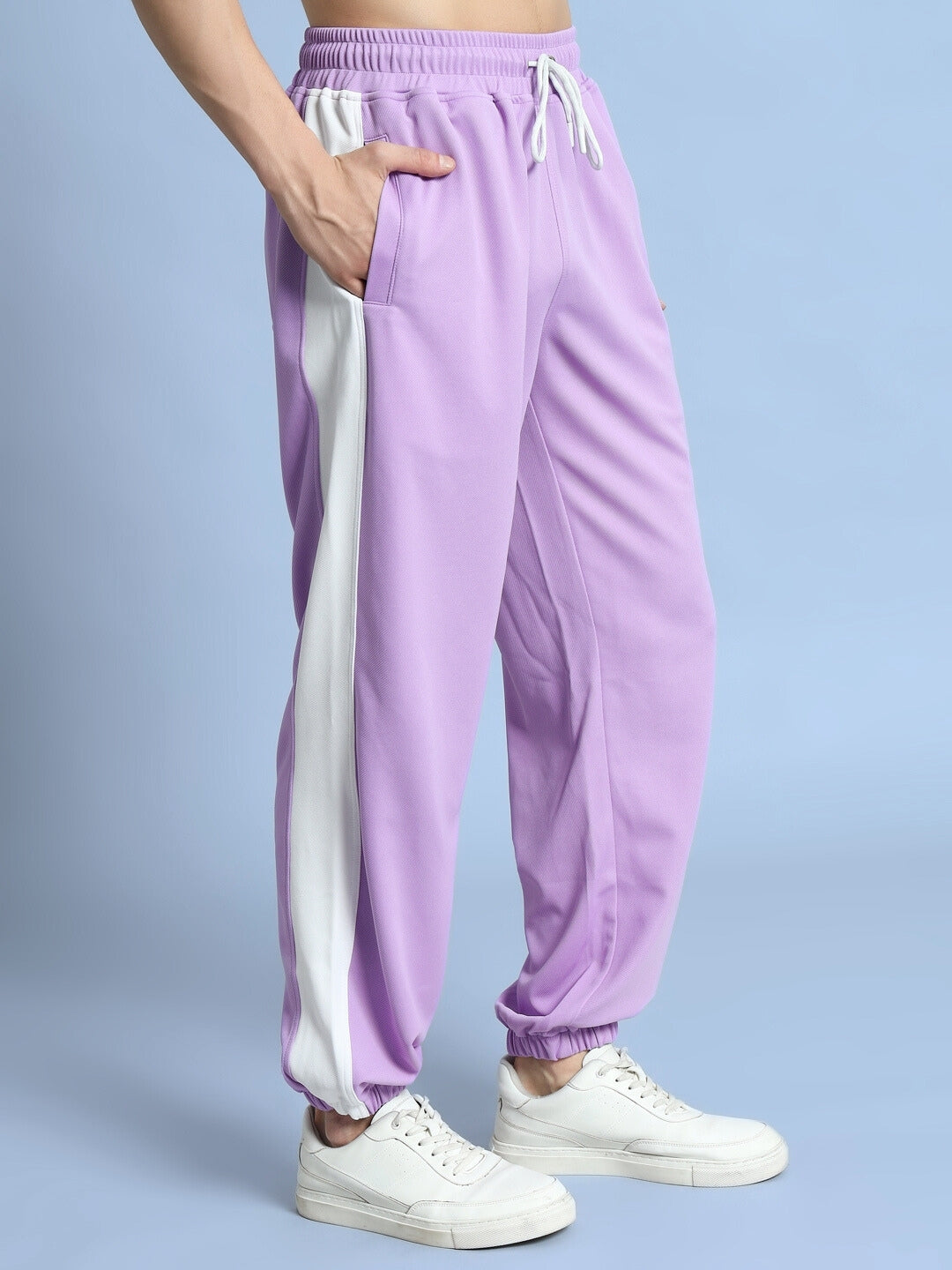 EUPHORIA JOGGERS (LAVENDER-WHITE)