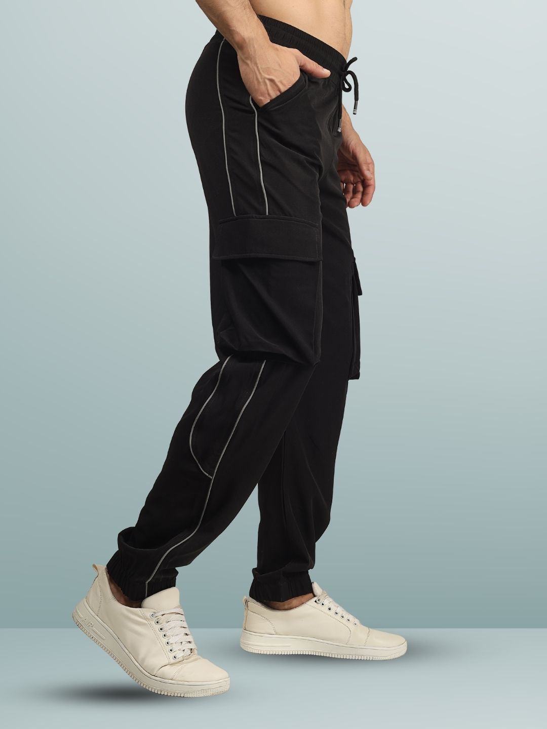 Reflector Cargo Pants 2.0 (Black) - Wearduds