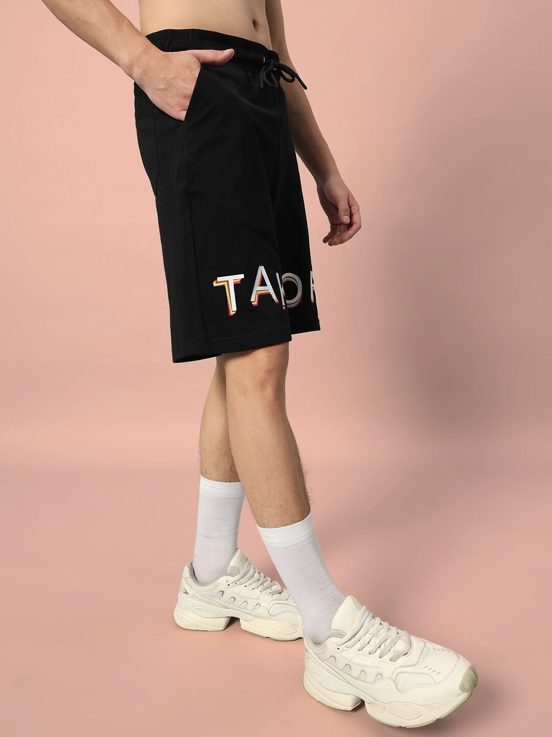 Take Off Regular Fit Shorts (Black)