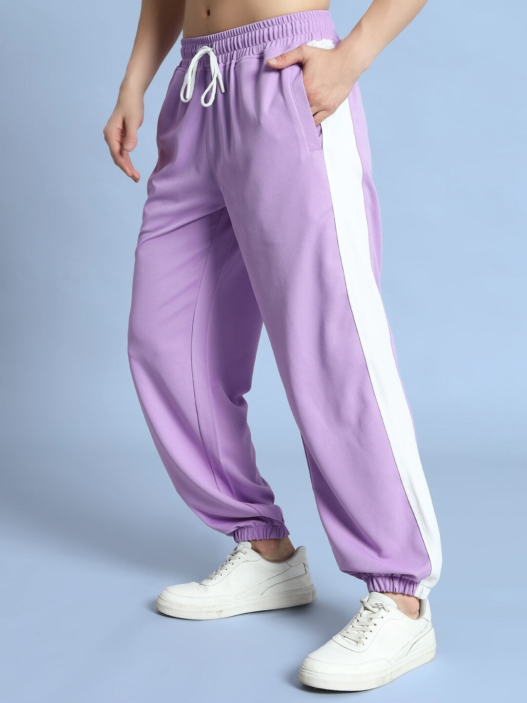 EUPHORIA JOGGERS (LAVENDER-WHITE)