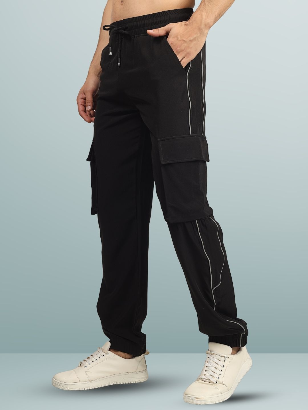 Reflector Cargo Pants 2.0 (Black) - Wearduds