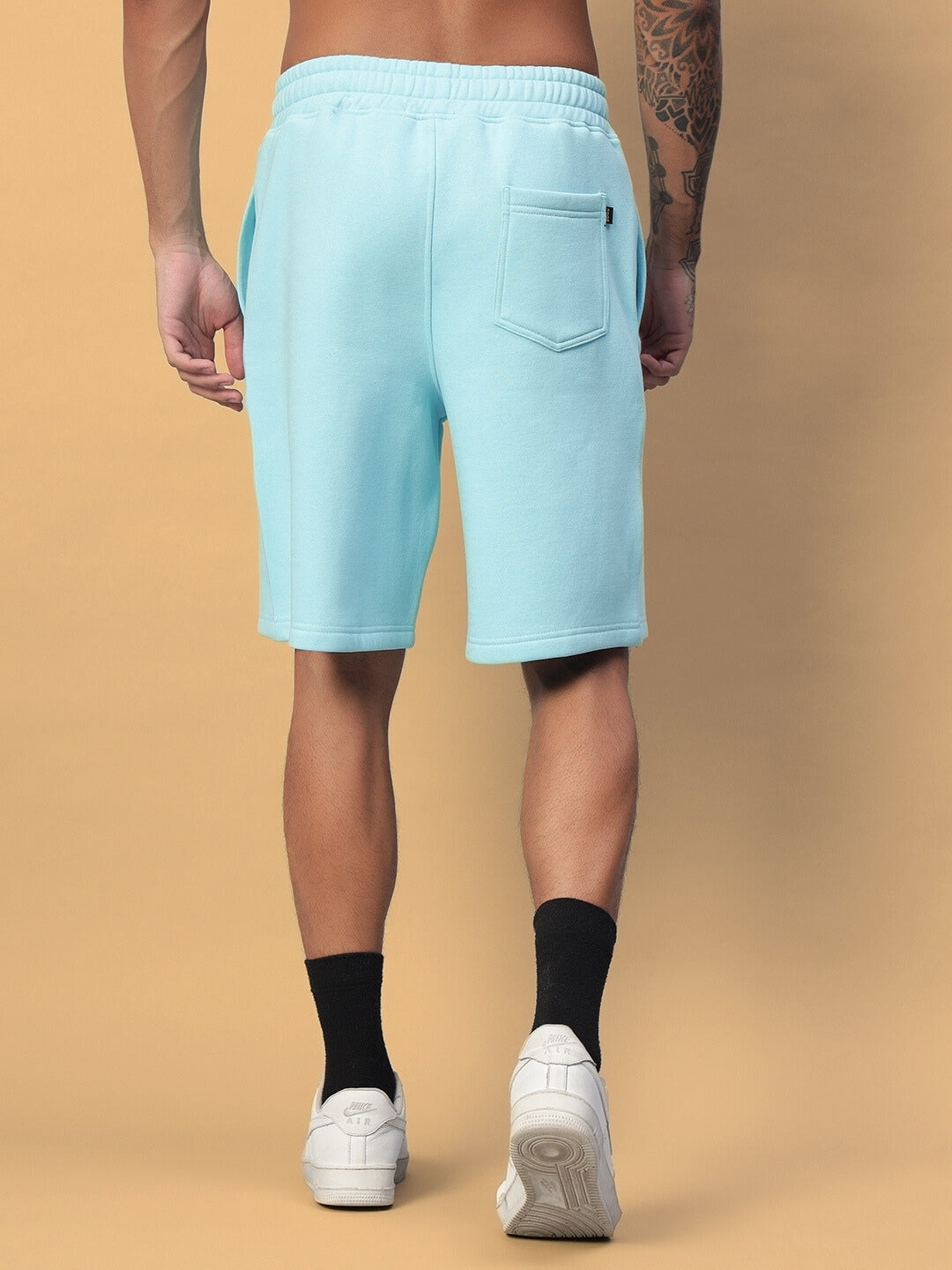 Demon Fleece Shorts (Sky Blue)