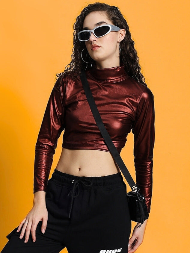 WOMEN'S STUPEFY CO-ORD SET (MAROON-BLACK)