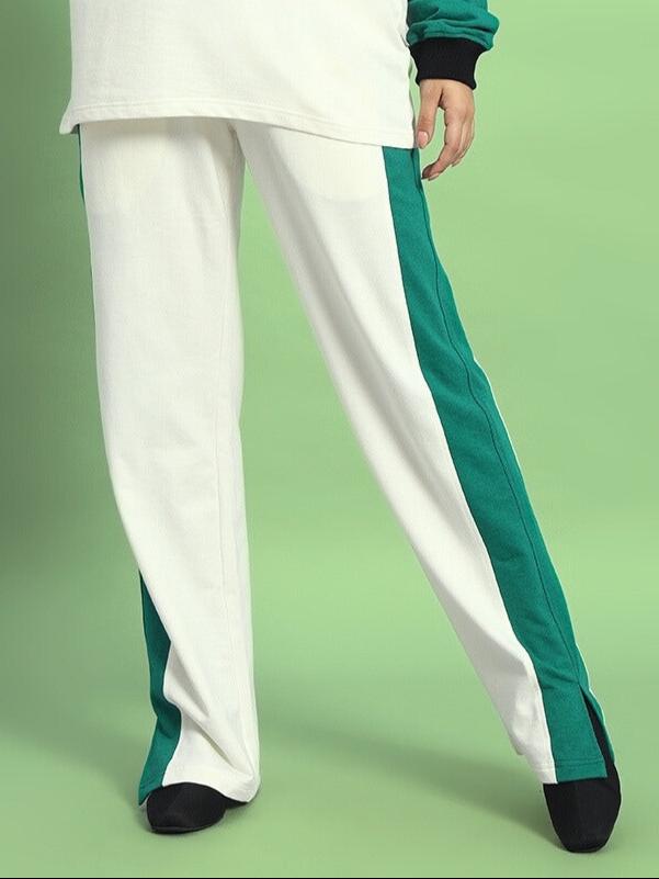 WOMEN'S ZINGY JOGGER (OFF WHITE-TEAL)