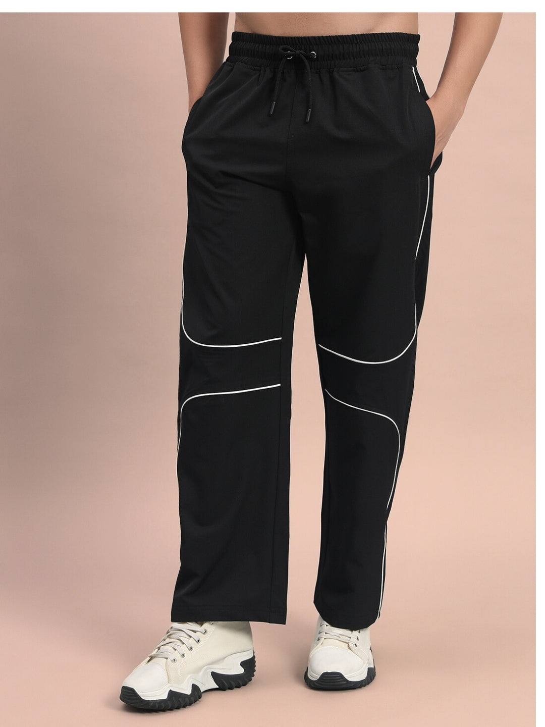 Parabolic Parachute Cargo Pants (Black)