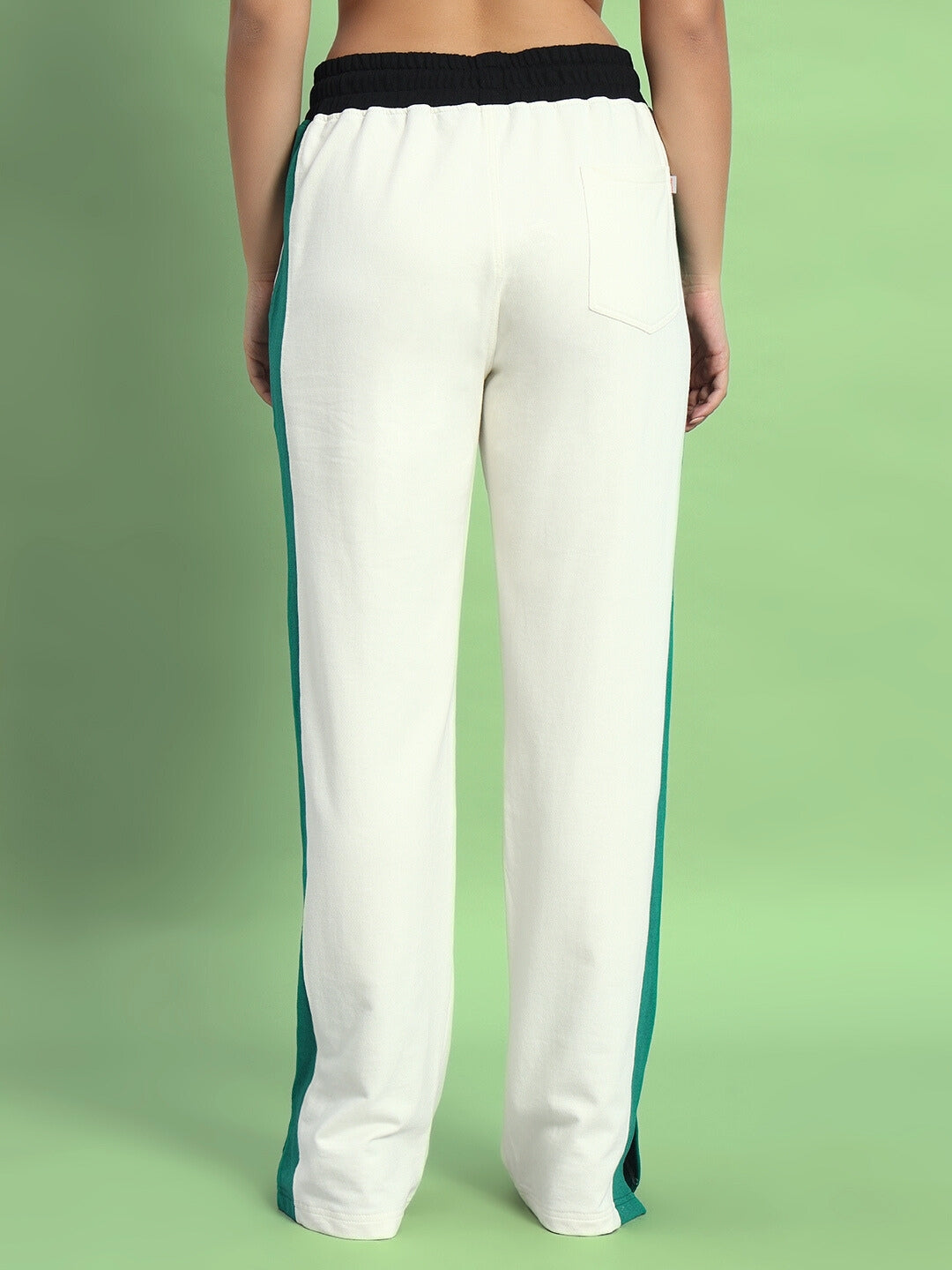 WOMEN'S ZINGY JOGGER (OFF WHITE-TEAL)