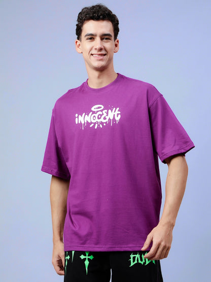 Innocent Over-Sized T-Shirt (Purple)
