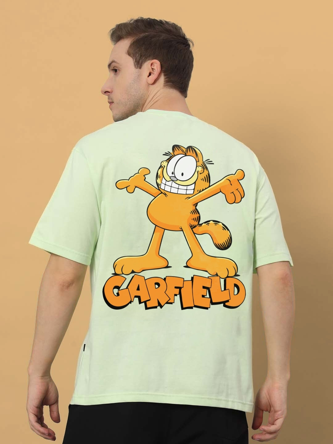 Garfield Over-Sized T-Shirt (Celery Ice)