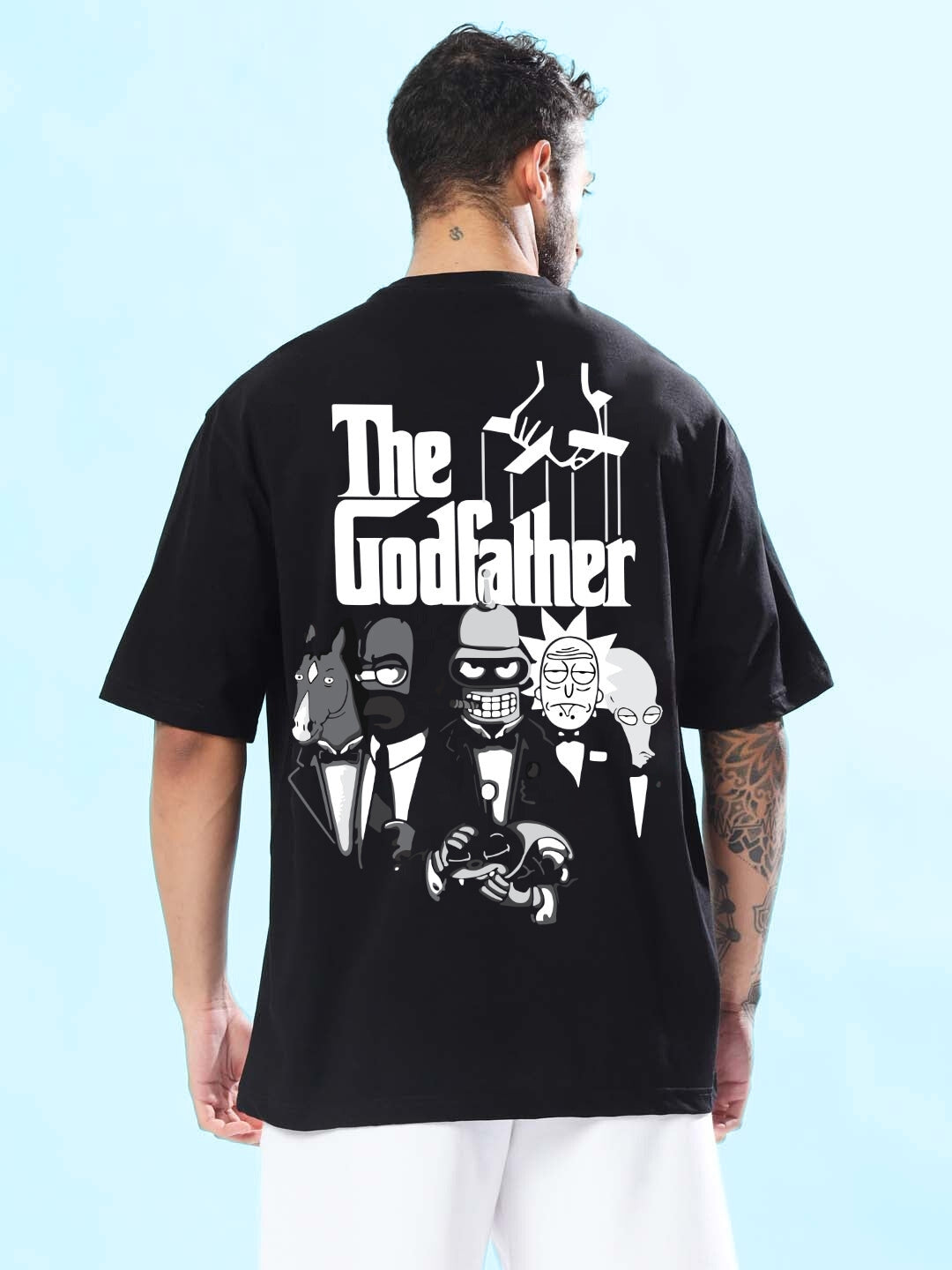 God Father Over-Sized T-Shirt (Black)