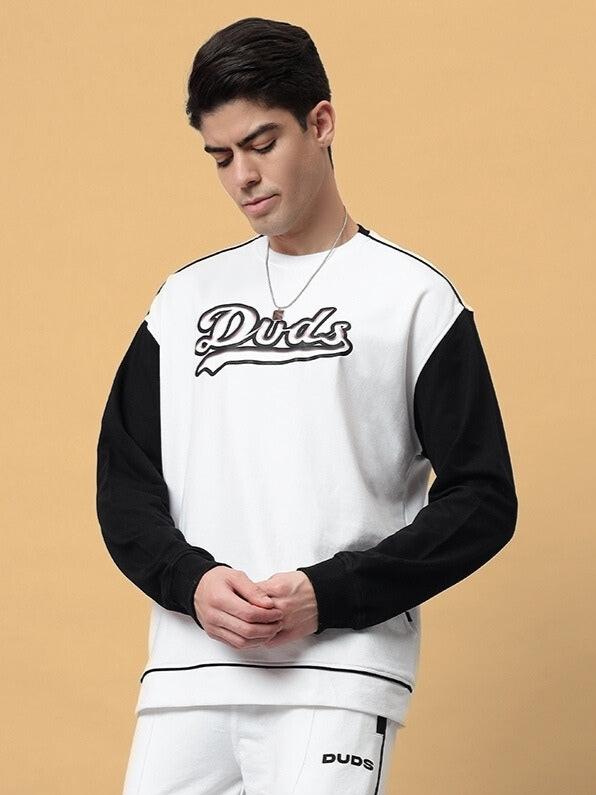 Hunk Oversized Sweatshirt (White)