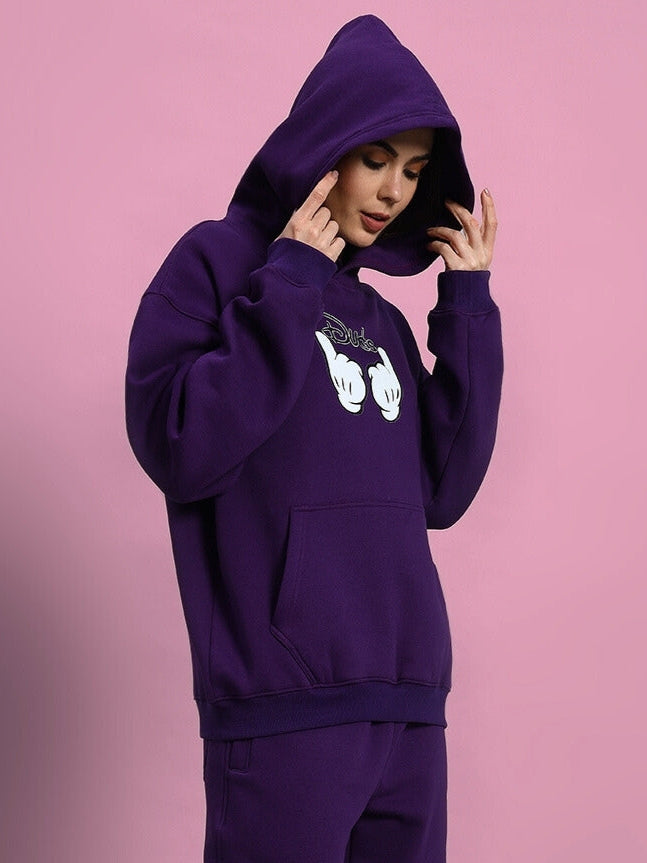 Women's Supreme Fleece Co-Ord (Purple)