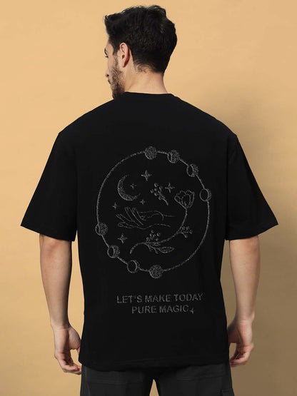 Pure Magic Over-Sized T-Shirt (Black)