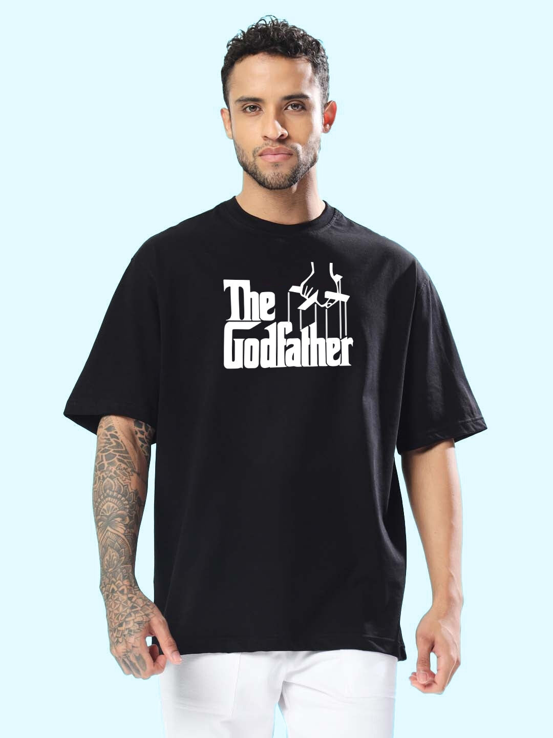 God Father Over-Sized T-Shirt (Black)