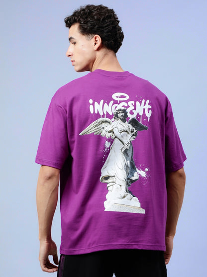 Innocent Over-Sized T-Shirt (Purple)