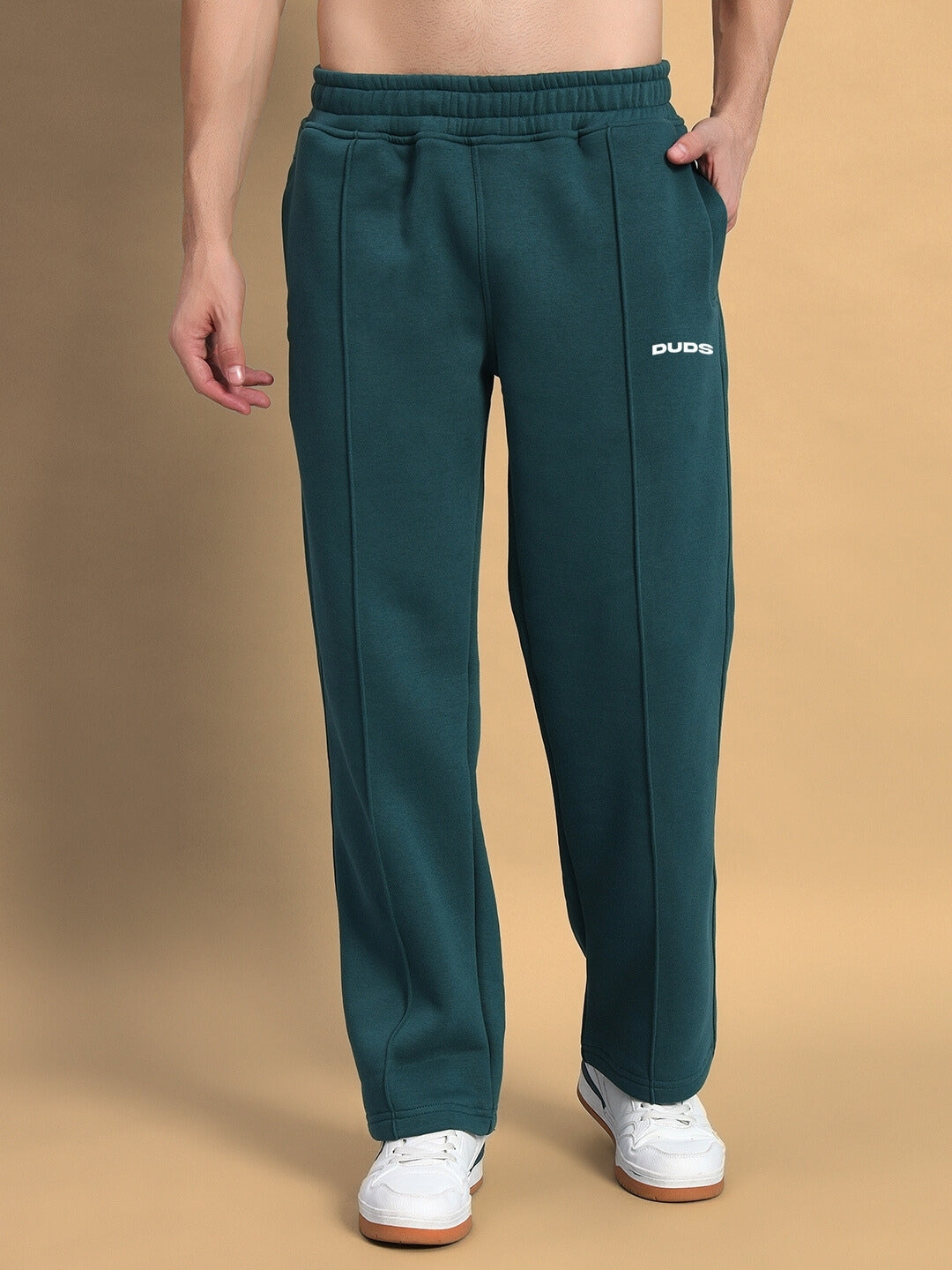 SHAGGY FLEECE JOGGER (TEAL GREEN)