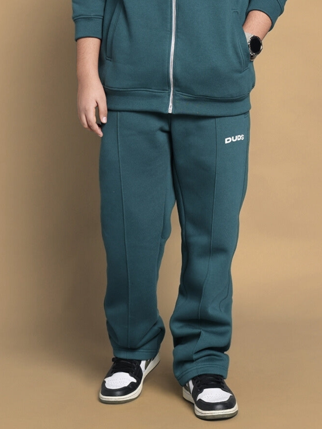 SHAGGY FLEECE JOGGER FOR BOYS & GIRLS (TEAL GREEN)