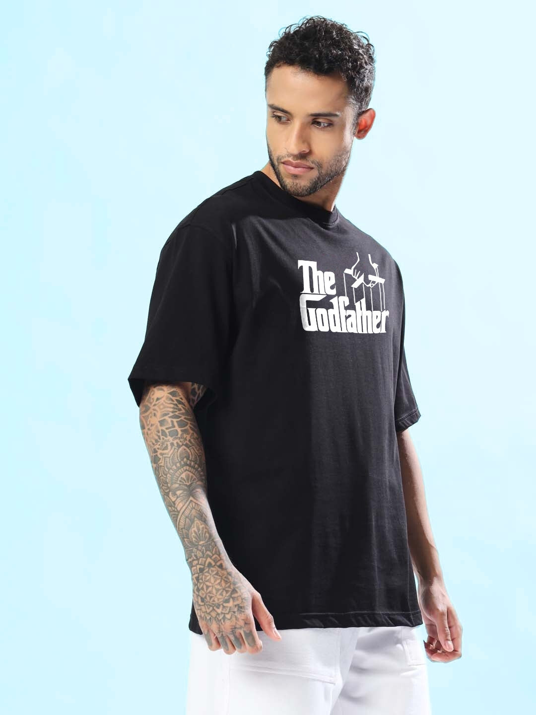 God Father Over-Sized T-Shirt (Black)