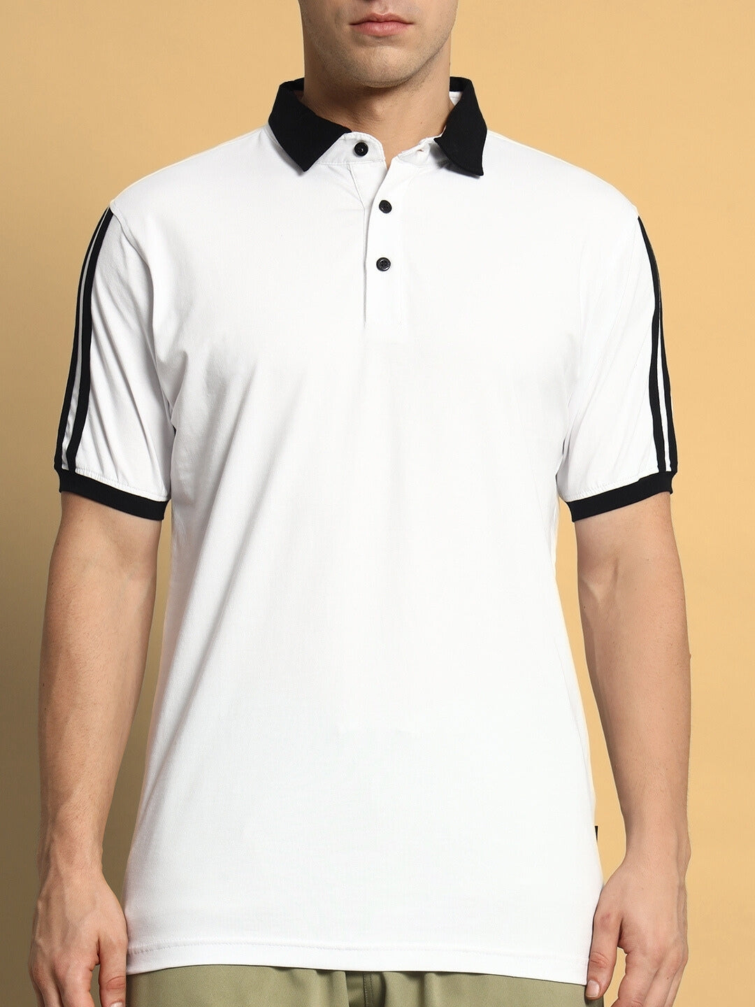 STAUNCH POLO REGULAR FIT T-SHIRT (WHITE)