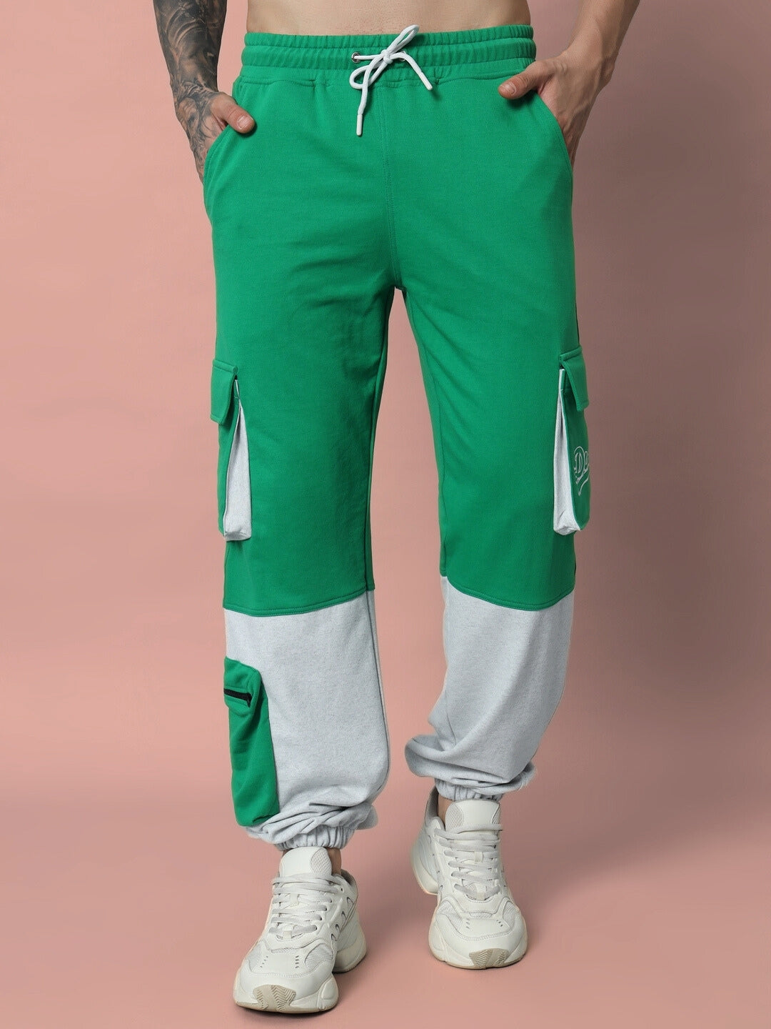 Skyscraper Relaxed Fit Cargo Pant (Green)