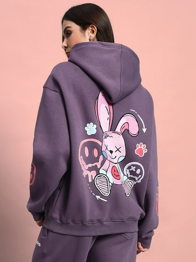 Casper Oversized Hoodie (Violet)