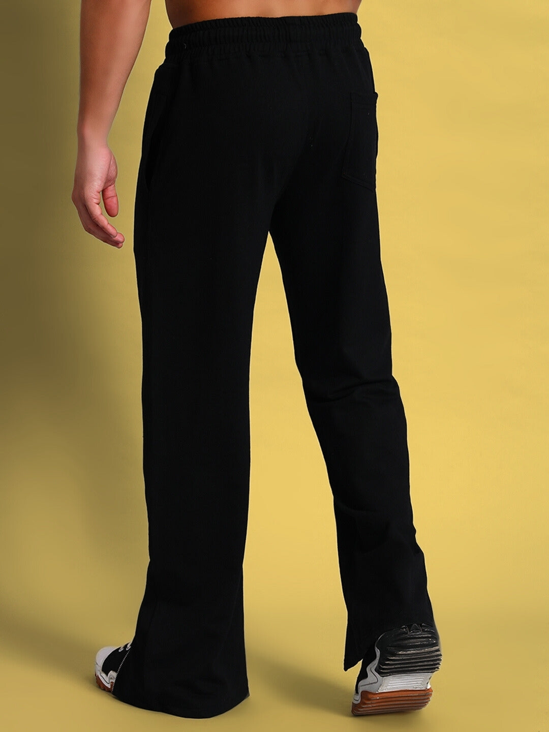 BRAZO FRONT OPEN ZIPPER JOGGERS (BLACK)