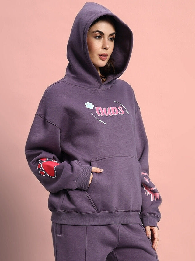 Casper Oversized Hoodie (Violet)