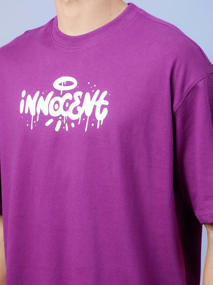 Innocent Over-Sized T-Shirt (Purple)