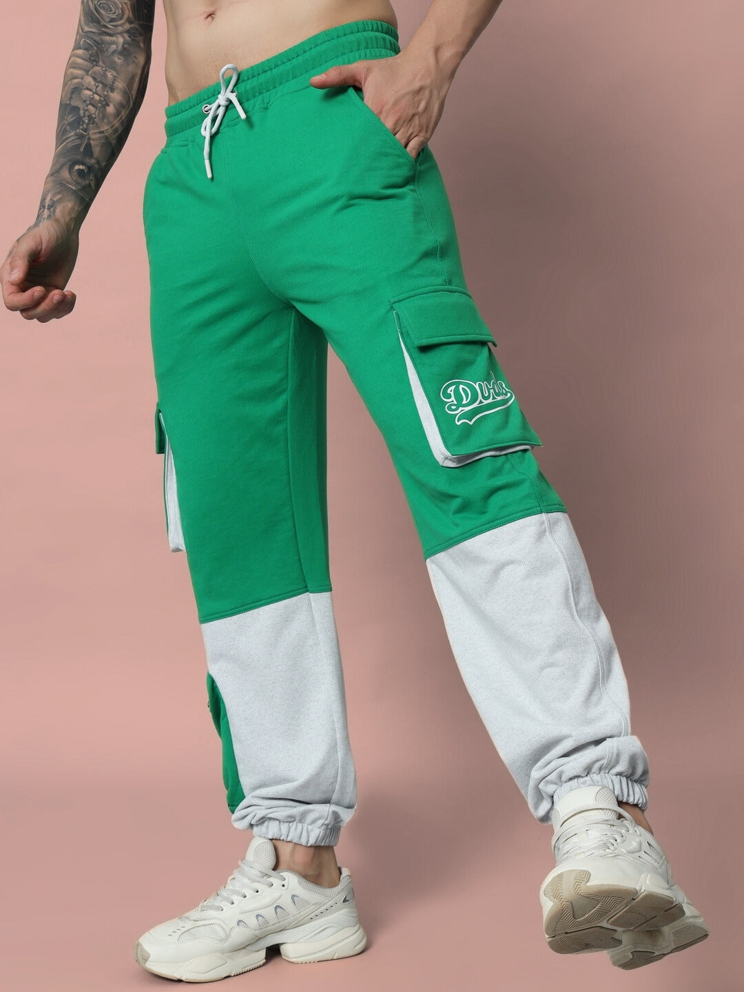 Skyscraper Relaxed Fit Cargo Pant (Green)