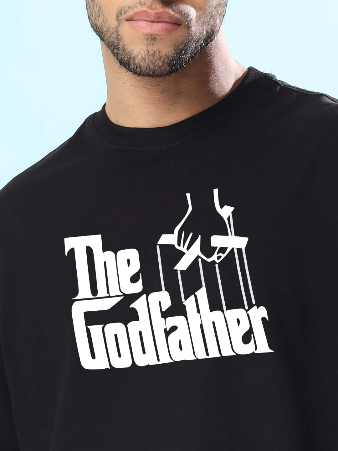 God Father Over-Sized T-Shirt (Black)