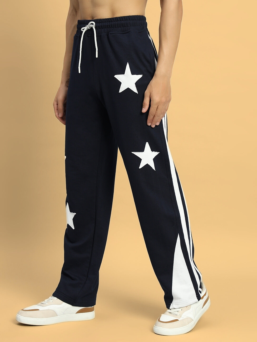 DROOP RELAXED JOGGERS (NAVY BLUE)