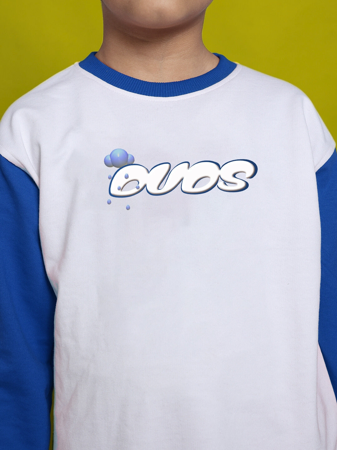 DORAEMON SWEATSHIRT FOR BOYS & GIRLS (WHITE-BLUE)