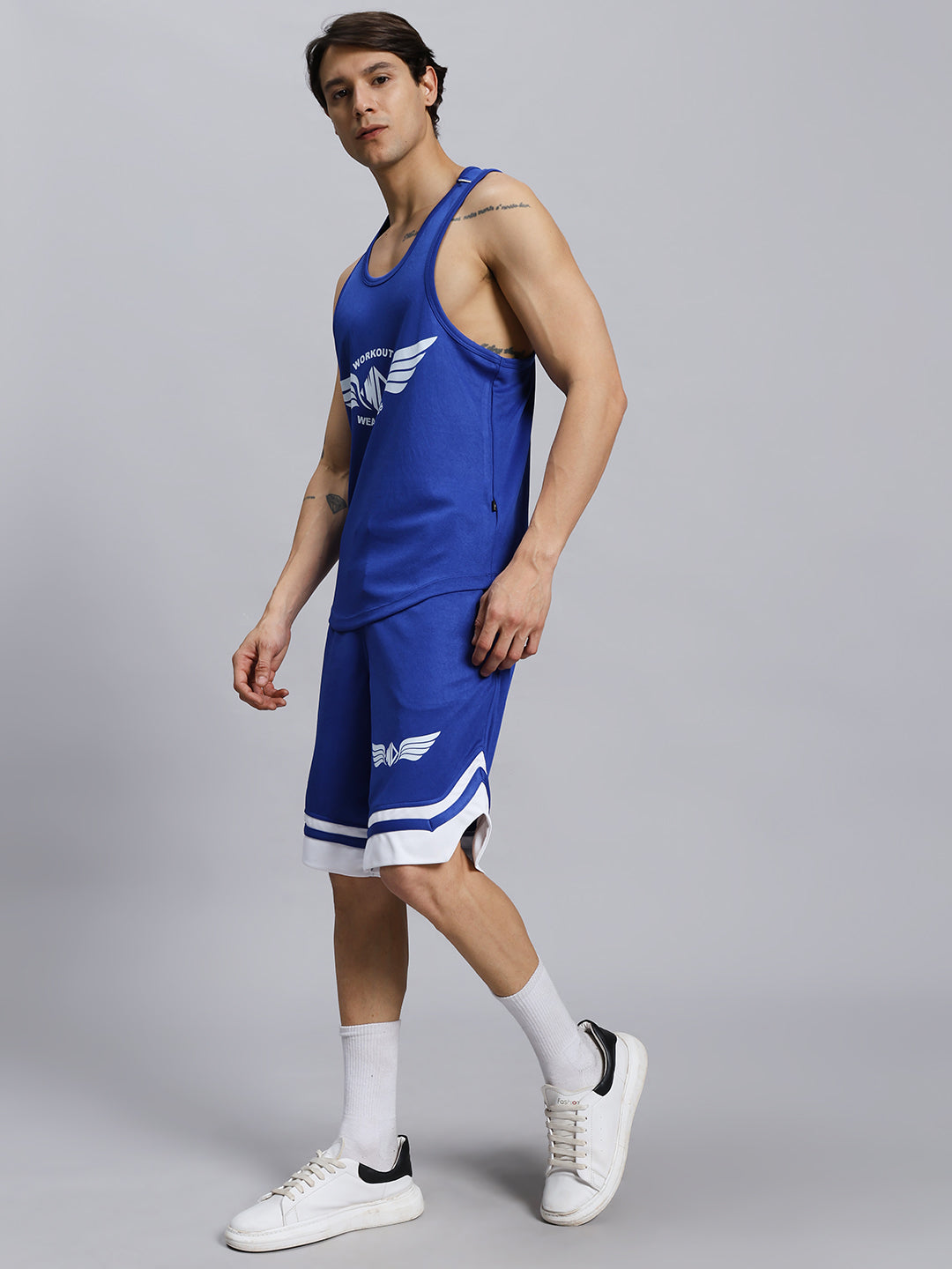 WD WINGS GYM CO-ORD SET (ROYAL BLUE)