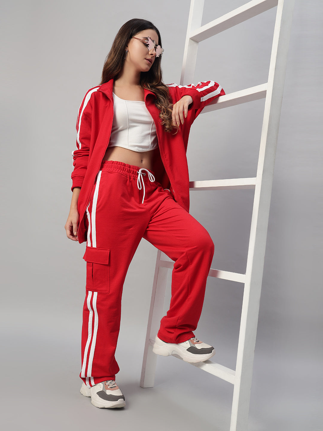 Women's Scotia Co-Ord Set (Red)